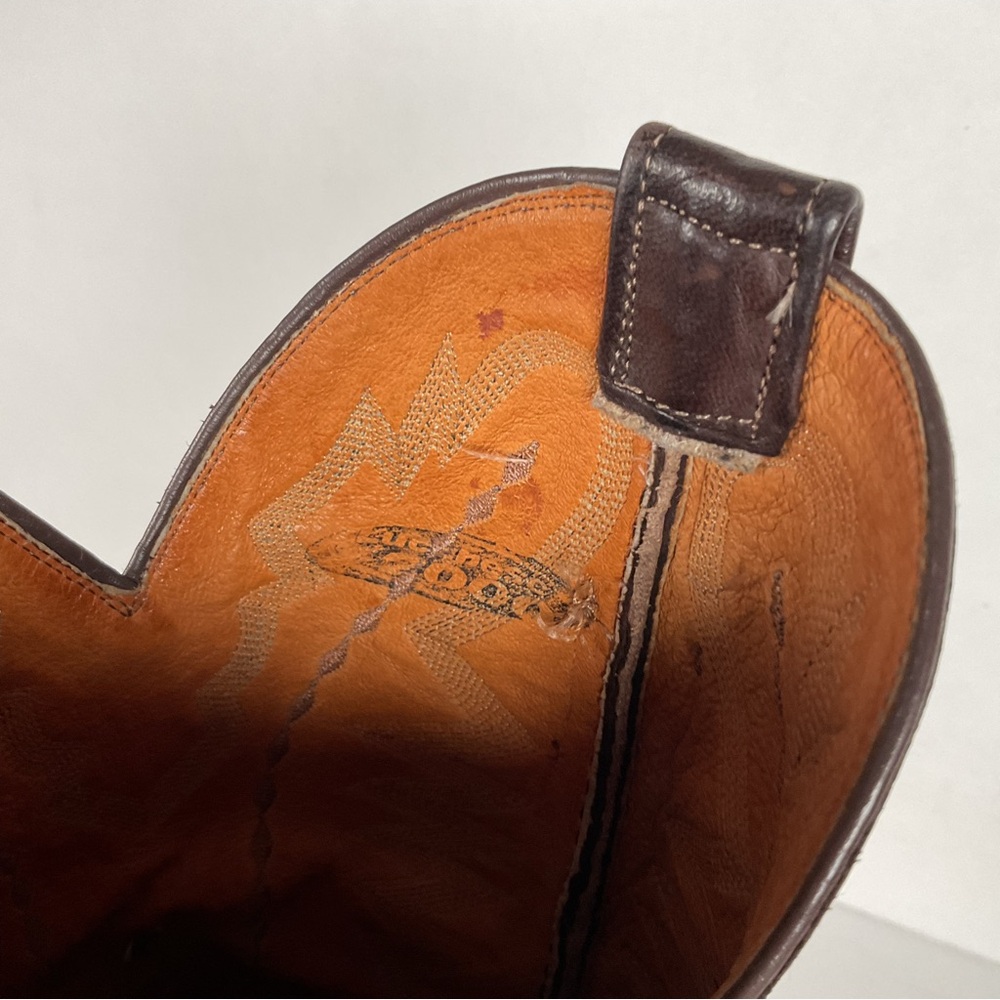 Lucchese 2000 Canebrake Rattlesnake | USA Made | Timber Snakeskin | Men’s 8 D - Picture 4 of 16
